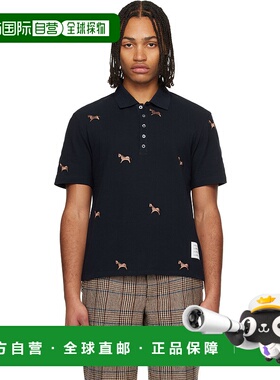 1h可退 潮奢 Thom Browne 汤姆 布朗 男士 海军蓝 Horse Half Dro