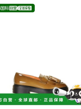 SANTONI 女士休闲鞋 WUH70097SMOBLESM40 SS2023 棕色女鞋一脚蹬