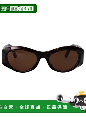 BALENCIAGA 女士太阳镜 BB0396SK002 CO 棕色 Sunglasses巴黎世家