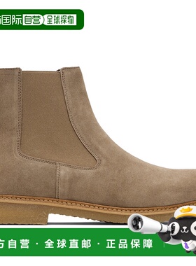 1h可退 潮奢 BOSS 波士 男士 驼色 Elasticated Panels 切尔西靴