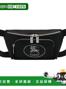 1h可退 潮奢 Burberry 巴宝莉 男士 黑色 Orkney 腰包 8111402