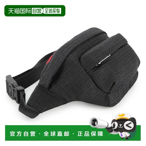 GIVENCHY 户外登山攀岩 H3090509B AW2025 黑色 拉链胸包