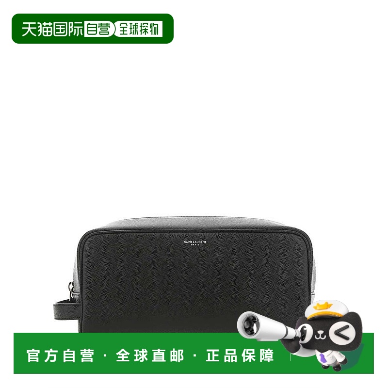 1h可退 SAINT LAURENT 男士化妆包 6093471GF0N1000NOIR AW2025