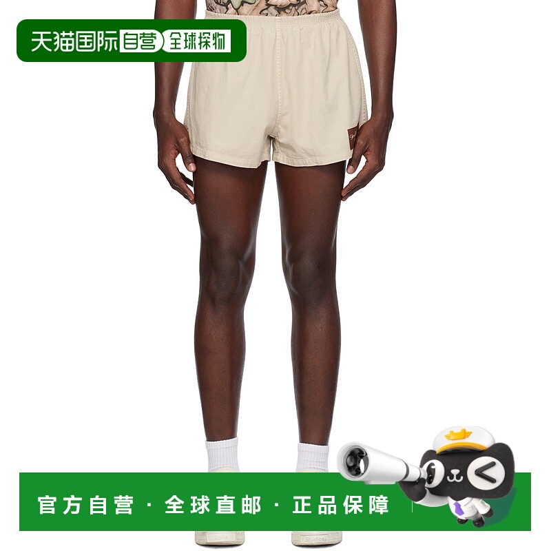 1h可退 潮奢 Stockholm Surfboard Club 男士 米色 Short 短裤 U5