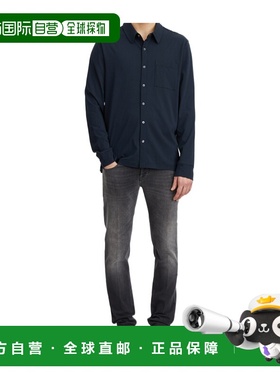 James Perse 男士衬衫 MCFJ3442DEE SS2025 黑色 长袖衬衫