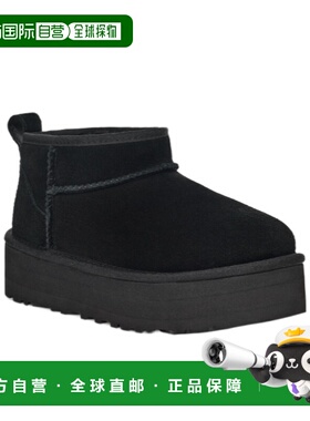 UGG 男童童靴 1157791KBLK SS2025 黑色 KIDS' CLASSIC ULTRA MIN