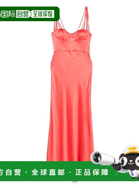 PINKO 女士连衣裙 104996A2GZN53 SS2025 粉红色长裙