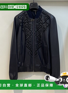 VERSACE 男士夹克 V400130VP00031V008 AW2021 黑色