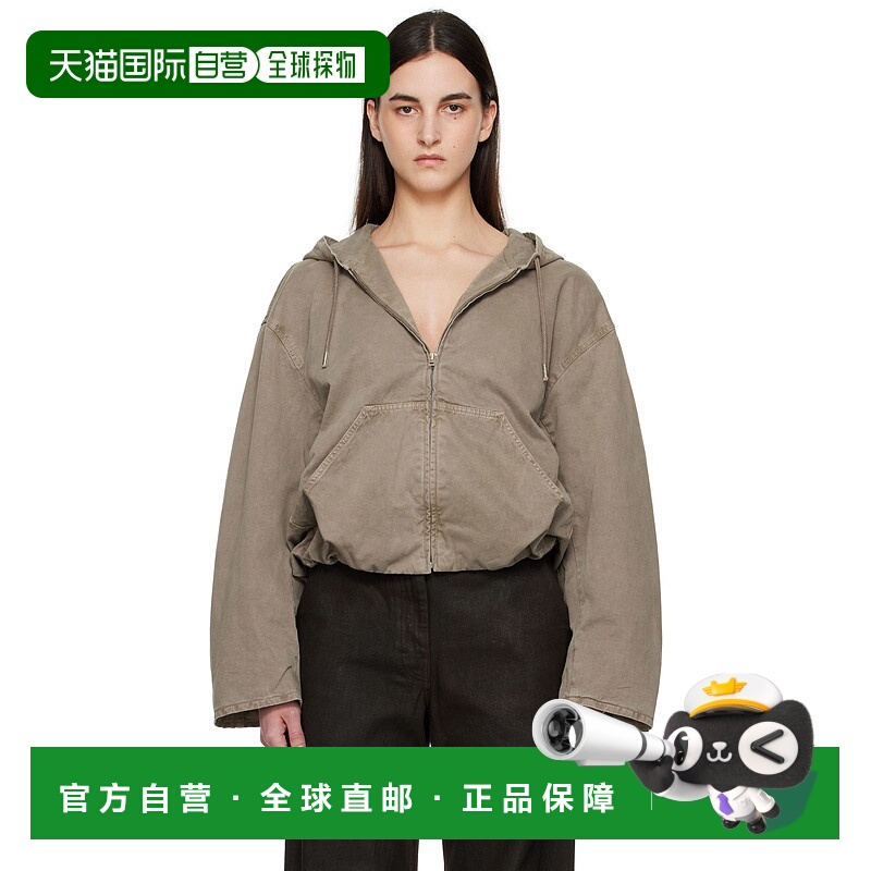 1h可退 潮奢 Acne Studios 艾克妮 女士 灰色 Heavy Twill 飞行员