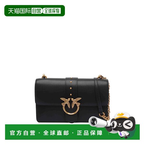 PINKO 女士单肩包 105857A0F1Z99Q SS2026 黑色 Borsa Love One C