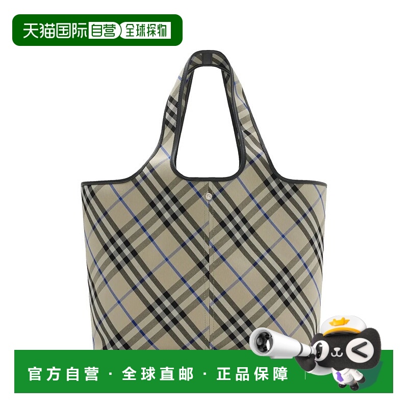 1h可退 潮奢 Burberry 巴宝莉 女士 中号格纹手提包 8105768LICHE