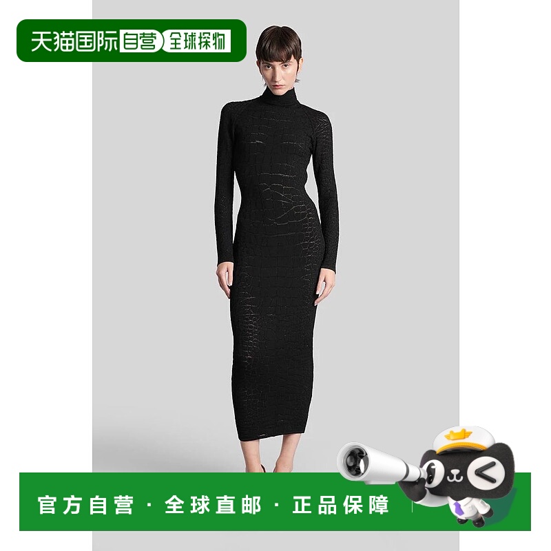 1h可退 BALMAIN 女士连衣裙 428170FF0RR831KI97 AW2025 黑色