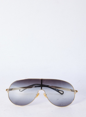 CHLOÉ 女士太阳镜 CH0283S001 SS2026 黑色 字母细节太阳镜