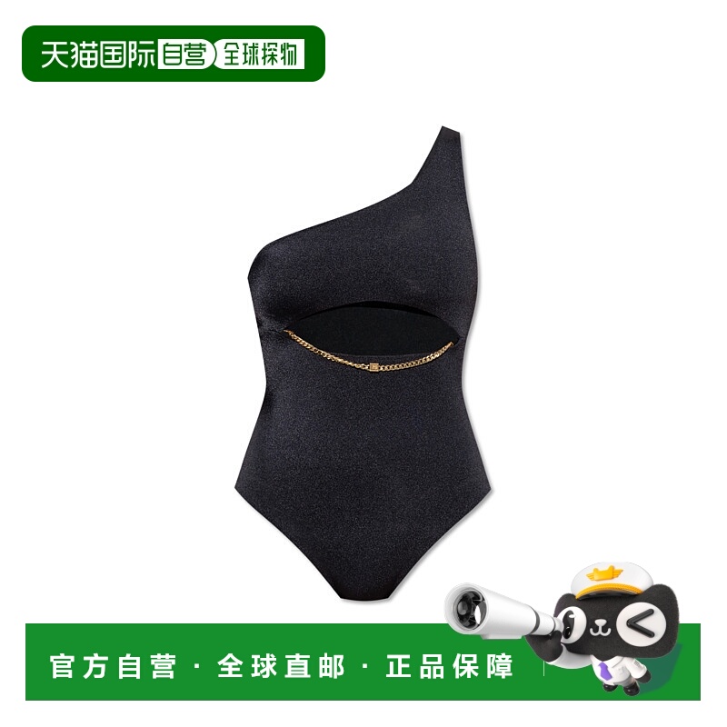 1h可退 DSQUARED2 女士泳装 D6BUP50800010 SS2025 黑色 One-piec