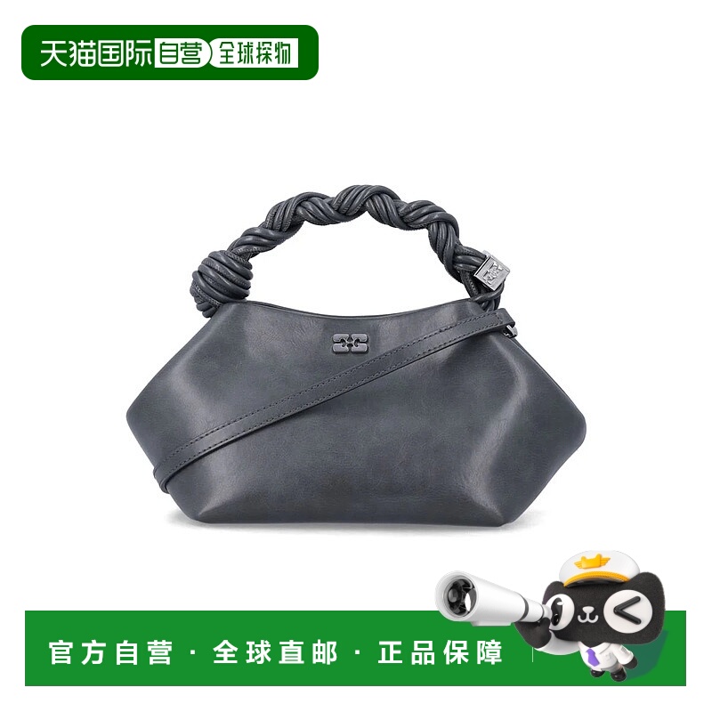 1h可退 GANNI 女士单肩包 25AA68645894067 AW2025 灰色 Ganni Sm