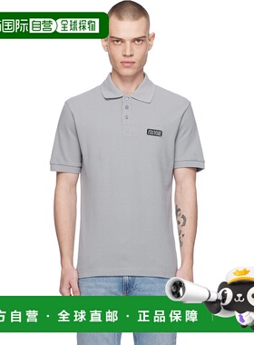 1h可退 潮奢 Versace Jeans 范思哲 男士 灰色 Logo Slim-Fit Pol