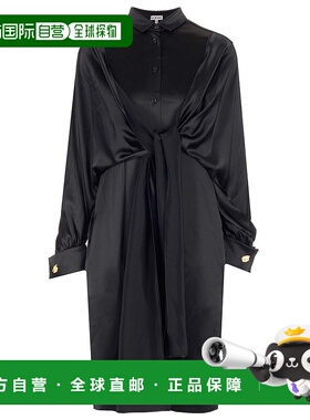 LOEWE 女士半身裙 S540Y09XH21100 SS2023 黑色 Knot dress