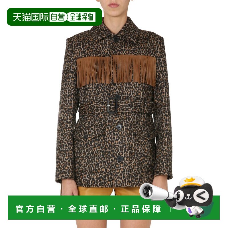 Saint Laurent 圣罗兰 女士 长袖流苏休闲夹克 630896Y3B52