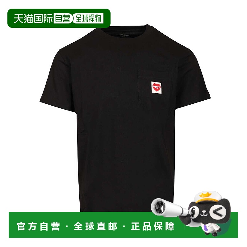 1h可退 CARHARTT WIP 男士T恤 I0321281V2XX AW2025 黑色