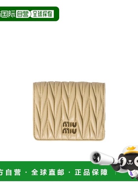 MIU MIU 女士钱包 5MV204AFPPF0K57SOIA SS2025 乳白色