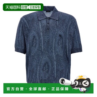 MRKN0001AK464X0883 T恤 AW2024 蓝色 Shirt ETRO Polo 男士