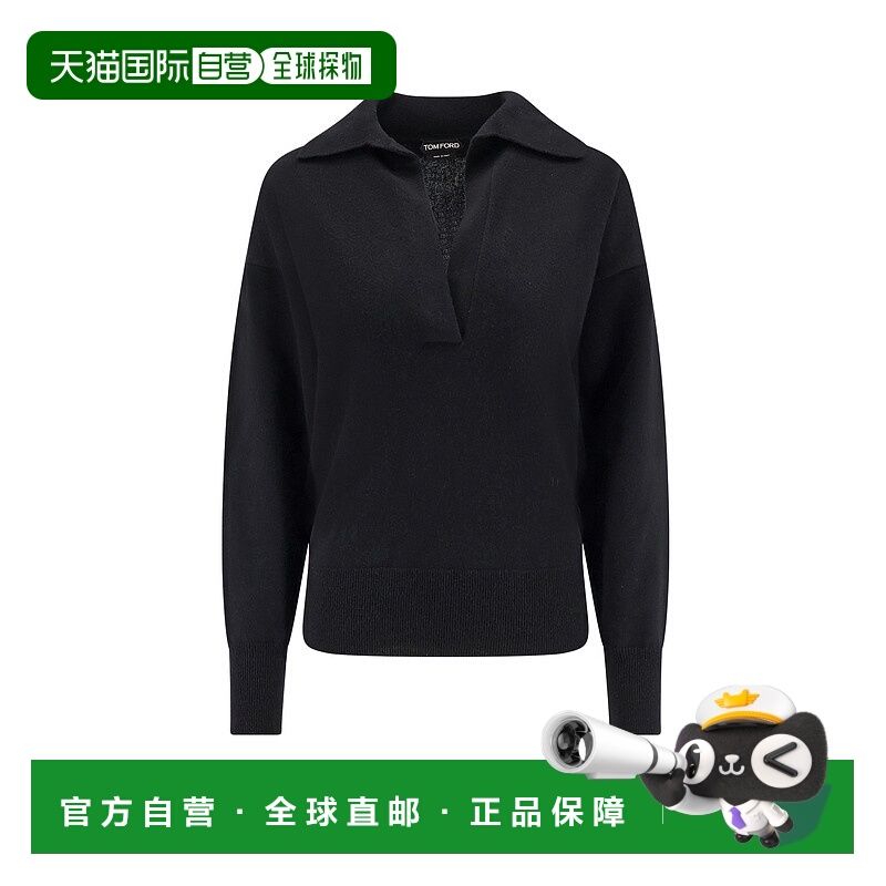 1h可退 潮奢 Tom Ford 汤姆 福特 女士 羊绒Polo毛衣 MAK1391YAX8