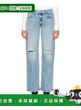 潮奢 mother denim 女士 Maven Sneak 中腰牛仔裤 107881351