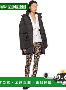 GANNI 女士衬衫 F5778151 AW2024 白色彼得潘领 荷叶边长袖罩衫