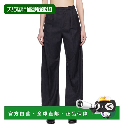 Mm6 Maison Margiela 马丁 马吉拉 MM6 女士 灰色 Pinstripe Wool