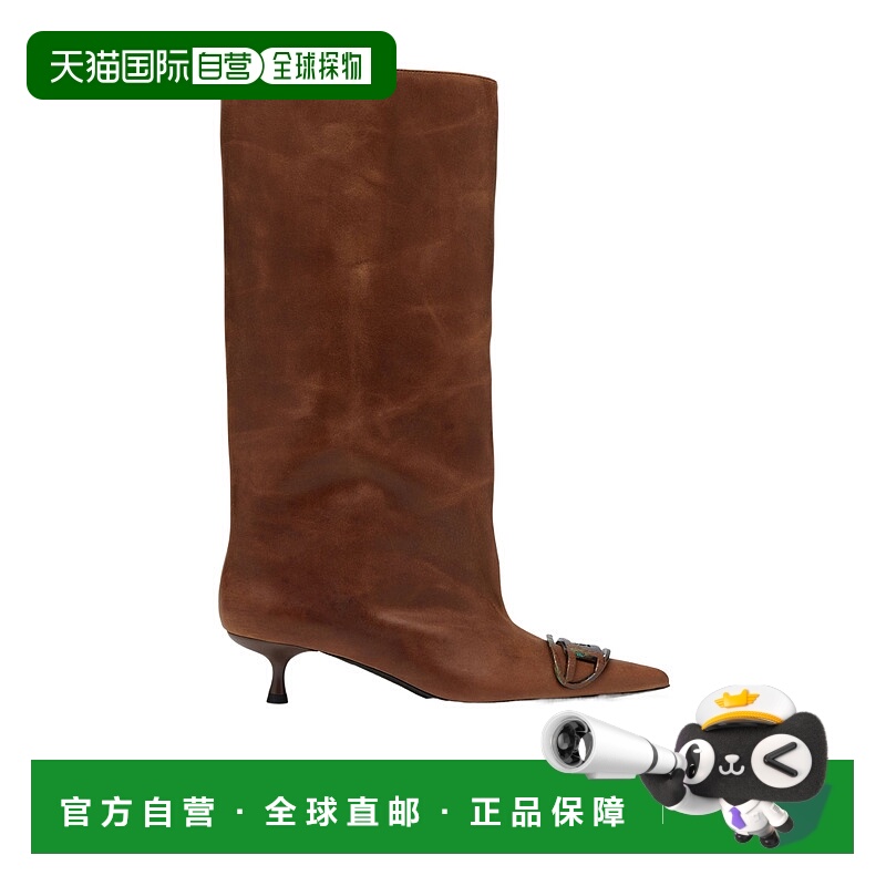 1h可退 DIESEL 女士高跟鞋 Y03799P7389T2254 AW2025 棕色 D-Venu