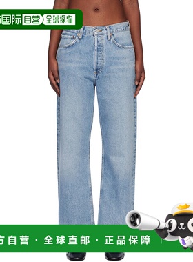 1h可退 潮奢 AGOLDE 女士 蓝色 Kelly 牛仔裤 A1991206直筒裤