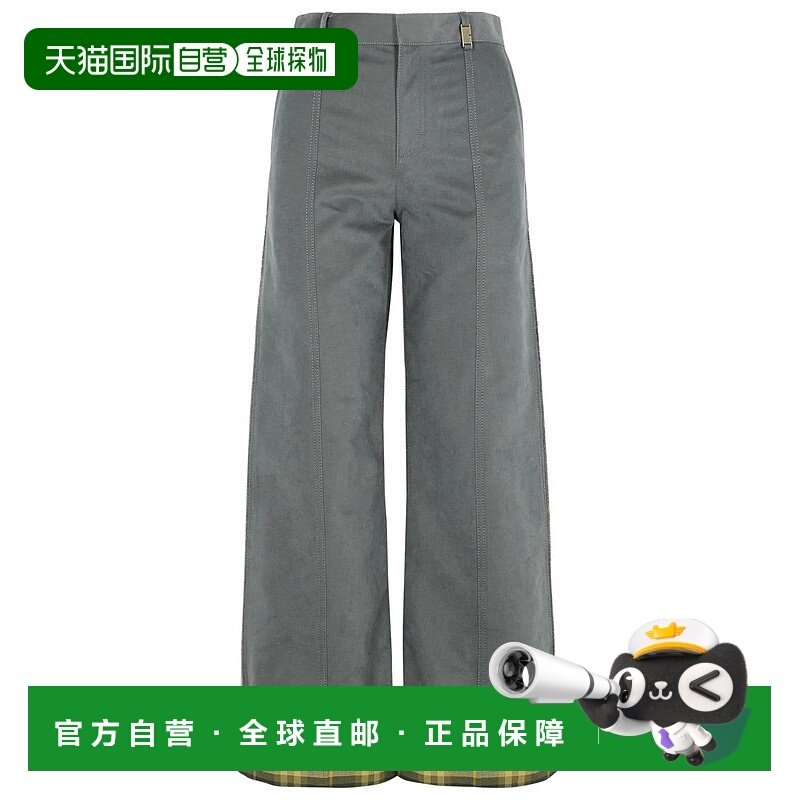 BURBERRY 女士休闲裤 8099352C1501-4 AW2024 灰色 Burberry Grey