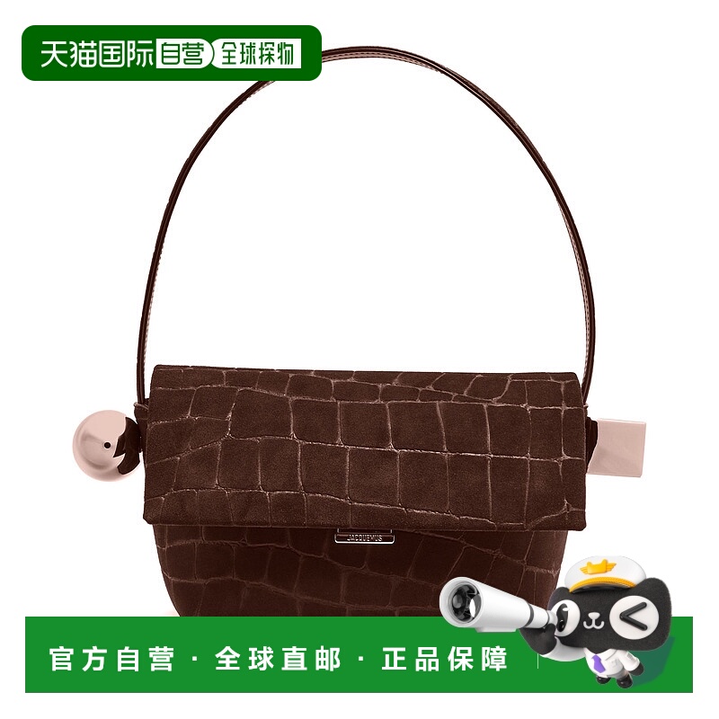 1h可退 JACQUEMUS 女士手提包 JAC737R8BROWN SS2025 棕色 Le Ron