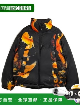 Y-3 男士外套 KA2364 AW2025 绿色 AOP 羽绒夹克