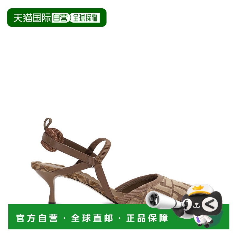 1h可退 FENDI 女士凉鞋 8J8362AOTPF1R8I SS2025 棕色