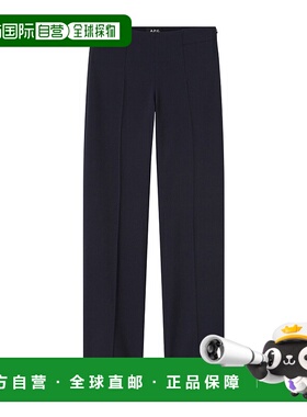 A.P.C. 女士休闲裤 PSAIZF08460IAK AW2024 黑色 徽标休闲裤