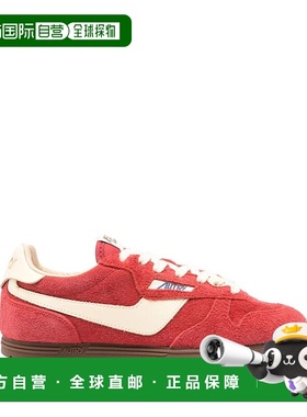 AUTRY 女士休闲鞋 WSLWUB08RUBYRUT SS2025 红色 WINDSPIN SUEDE