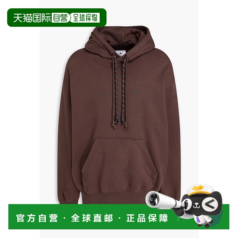 1h可退 潮奢 Adidas Originals 男士 French 印花棉质厚绒布抽绳