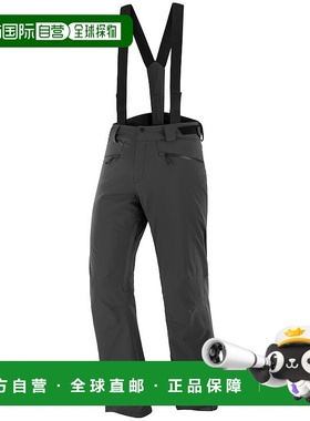 SALOMON 男士户外冲锋裤 LC2150900DEEP AW2024 灰色 EDGE PANT M