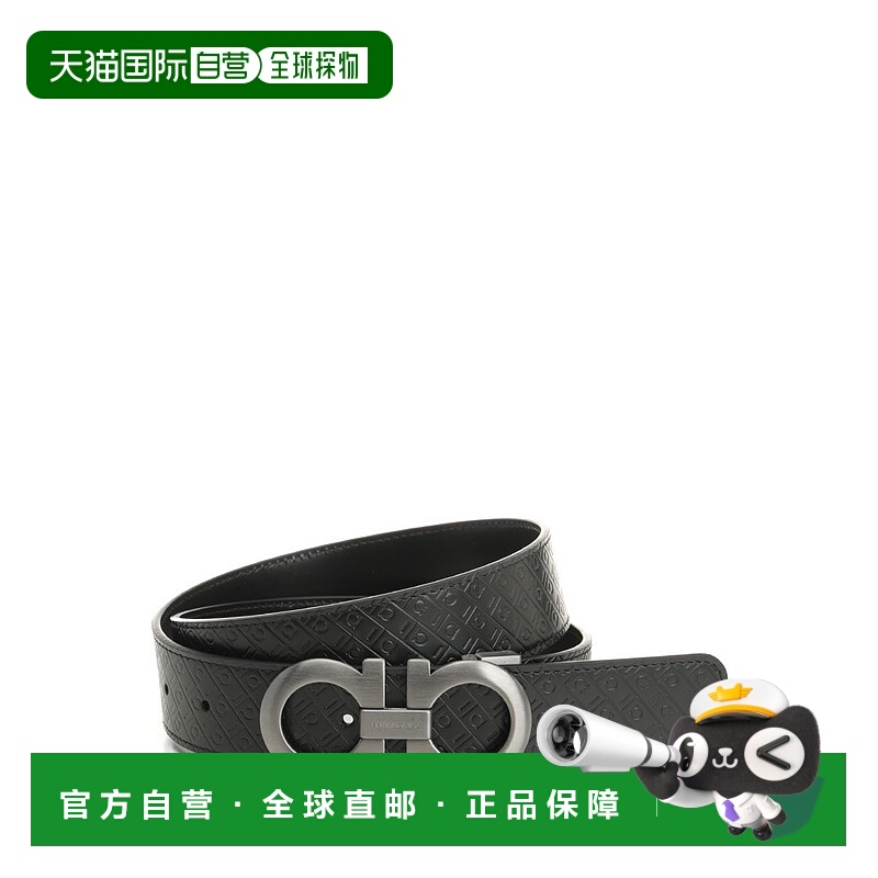 1h可退 SALVATORE FERRAGAMO 男士腰带 675542185 AW2025皮带牛皮