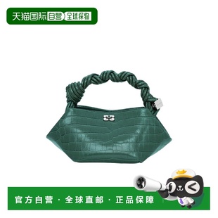 AW2025 A6748774 绿色 Faux leather GANNI crocodile 女士手提包