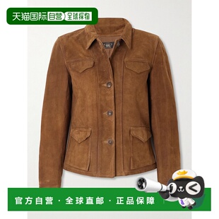 1h可退 潮奢 RRL 拉夫 劳伦RRL 女士 绒面革夹克 282978698TOBACC