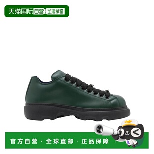 80821691 运动鞋 SS2024 绿色 BURBERRY 圆头系带低帮休闲鞋 男士