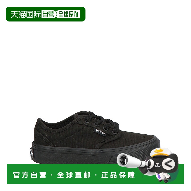 1h可退 潮奢 Vans 范斯 女童 帆布运动鞋童鞋 black黑色 舒适时尚