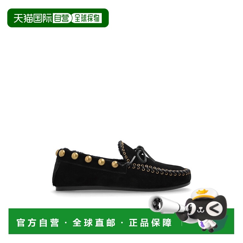 1h可退 ISABEL MARANT 女士芭蕾乐福鞋 MC0028FAC3A29SBLACKGOLD