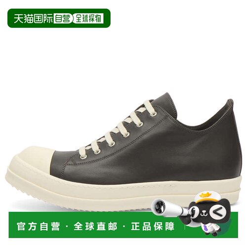 rick owens 瑞克 欧文斯 男士 Ramones 皮质橡胶运动鞋 RU02F4891