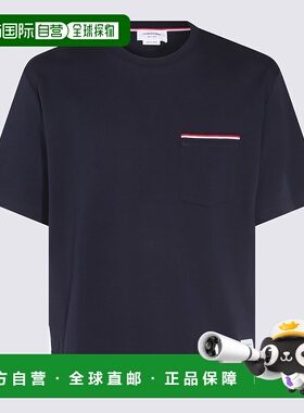 THOM BROWNE 男士T恤 MJS183A07323415 CO 蓝色短袖