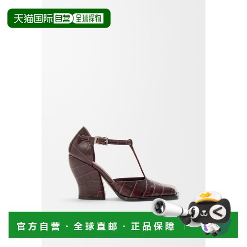 LOEWE 女士凉鞋 LONDS01X077110 SS2026 棕色 Onda 高跟凉鞋