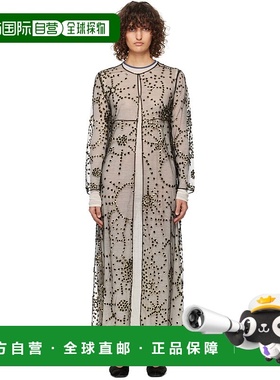 1h可退 潮奢 Bode 女士 黑色 Fête Duster 连衣裙 WRF24OW004