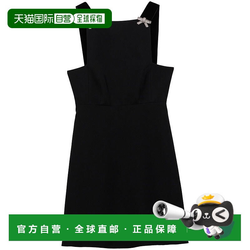 1h可退 PRADA 女士连衣裙 P3O28RSOOO155OF0002 SS2025 黑色